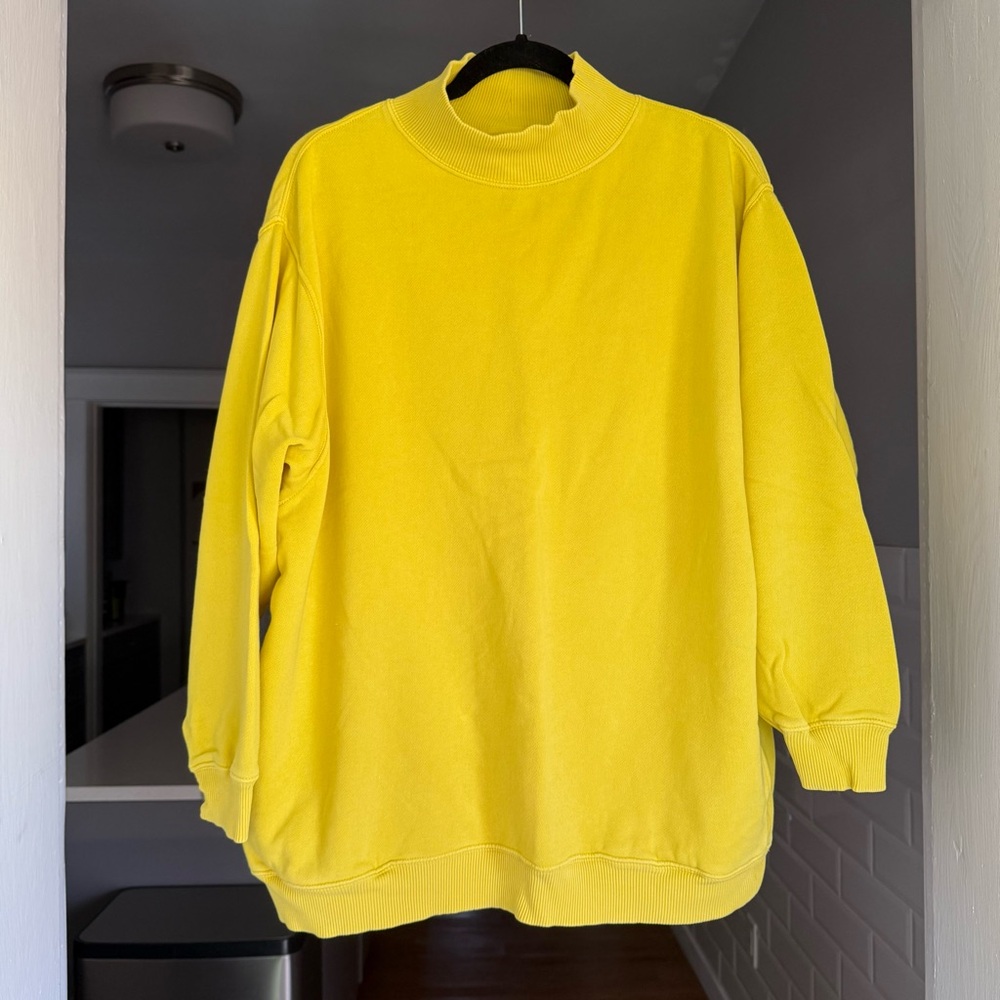 Aerie Mock Neck Oversized Sweatshirt